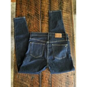 Madewell dark wash high rise skinny Size 29